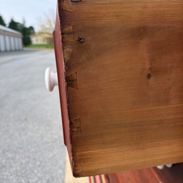 Antique Pennsylvania Grain-Painted Empire Chest of Drawers, Circa 1850s For Sale - Image 13 of 18