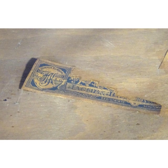 Side Table by Kolomann Moser Sheet Music Holder for Kohn, 1905 For Sale - Image 6 of 11