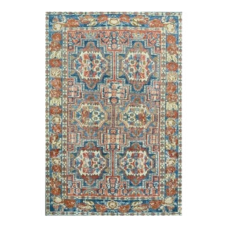1960s Old Persian Bakhtiari Area Rug 7x10 For Sale