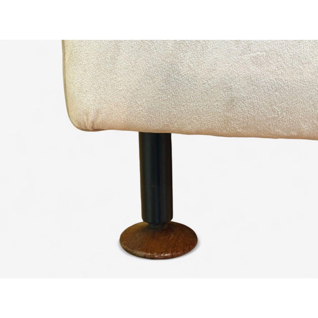 Marco Zanuso, Beige Velvet, Wood, Metal, Lounge Chair, Italy, 1960s For Sale - Image 11 of 11