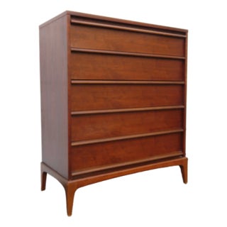 Lane Furniture Mid 20th Century Modern Tall Chest of Drawers 6231 For Sale