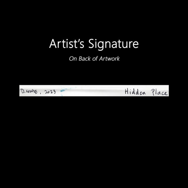 "Hidden Place" Original Artwork by Dana Cowie For Sale - Image 9 of 10