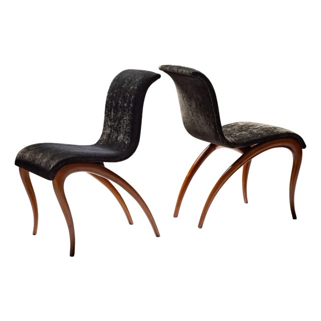 Pair of "Anxie" Side Chairs by Maurizio Marconato & Terry Zappa for Porada For Sale