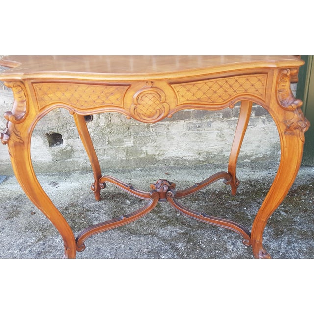 Queen Anne Salon Table For Sale - Image 4 of 5