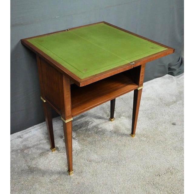 Small Early 20th Century Louis XVI Marquetry Games Table For Sale - Image 14 of 18