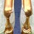Vintage Gilt Metal Dining Chairs - Set of Six For Sale - Image 9 of 11