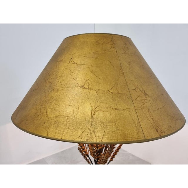Vintage Sheaf of Wheat Table Lamp, 1960s For Sale - Image 9 of 12