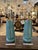 Large Cerulean Blue Ceramic Pottery Table Lamps -a Pair For Sale In Philadelphia - Image 6 of 10