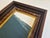Blue "Waves” Abstract Art in Antique Frame, Seascape Painting Transitional Wall Art by JTS For Sale - Image 8 of 11