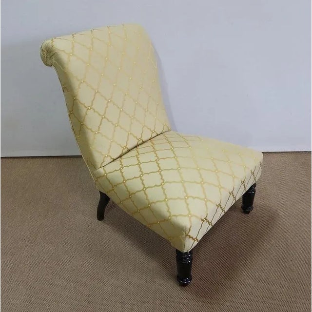 Wood Set of Small Mid 19th Century Side Chairs For Sale - Image 7 of 18