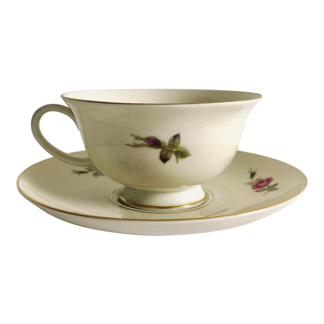 Vintage Floral Design Rosenthal “Aida “ Teacup & Saucer For Sale