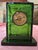 1900 - 1909 Antique Emerald Art Glass Crystal Art Nouveau Clock For Sale - Image 5 of 16