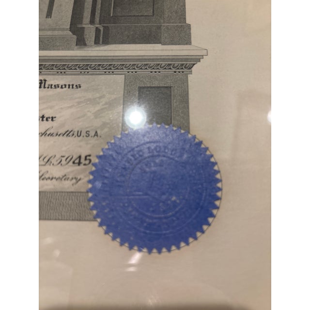 Vintage Framed Wall Art With Original Paper Backing, C. 1960s For Sale - Image 13 of 14