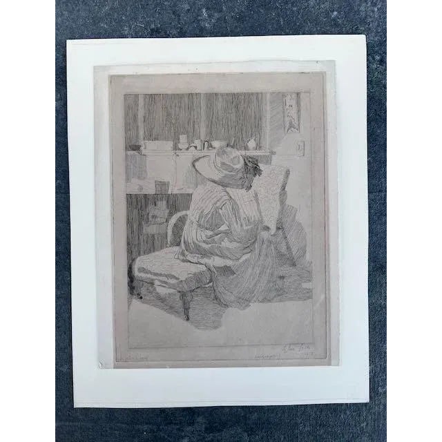 Realism Sylvia Gosse (1881-1968) - Etching - St John's Wood 1910 For Sale - Image 3 of 7