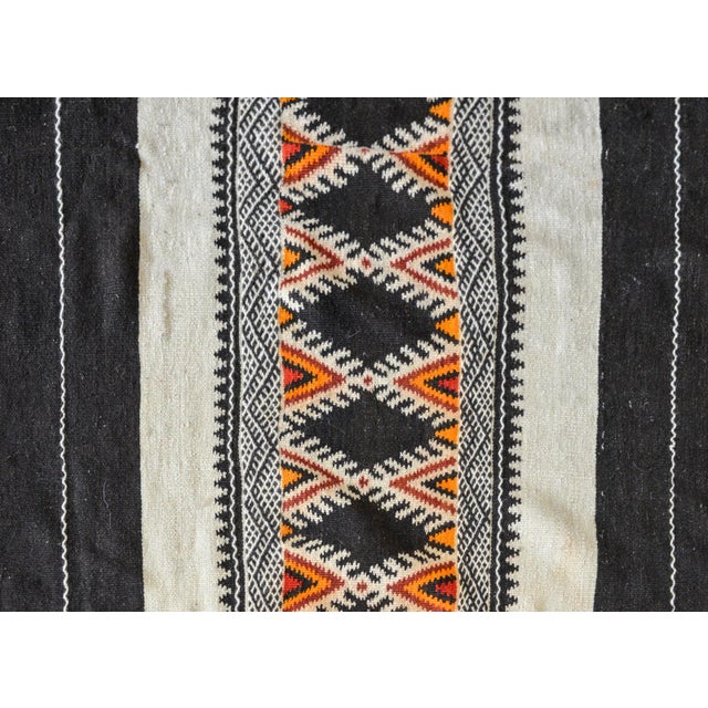 Textile Vintage Mid Century Moroccan Kilim Runner For Sale - Image 7 of 12