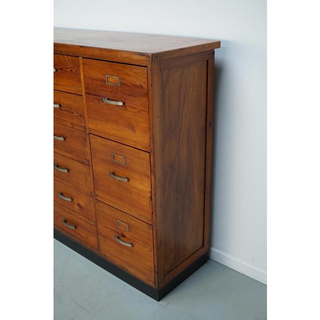 Dutch Pitch Pine Apothecary Cabinet, 1930s For Sale - Image 12 of 15