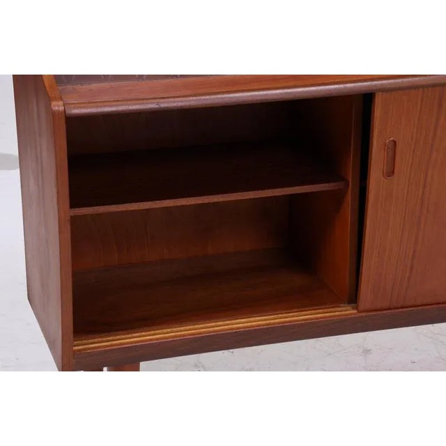 Mid-Century Teak Highboard by Poul M. Jessen for Viby, Denmark, 1960s For Sale - Image 14 of 17
