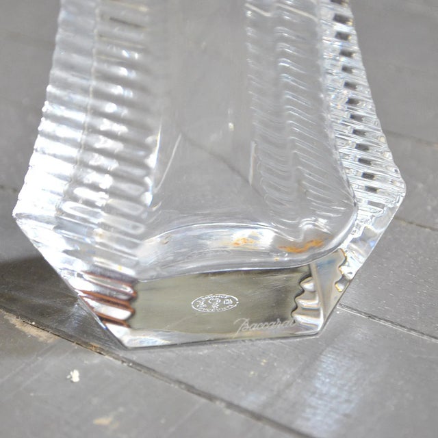 1970s Crystal Vase by Baccarat, 1970s For Sale - Image 5 of 7