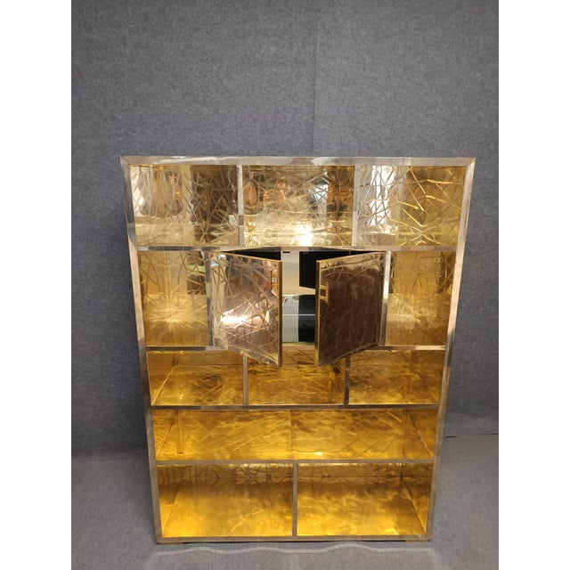 Gold Brass Kitchen Pantry Bar from Justfurnituress SRL For Sale - Image 8 of 18