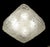 Vintage Brutalist Glass Ceiling Light from Honsel For Sale - Image 8 of 13