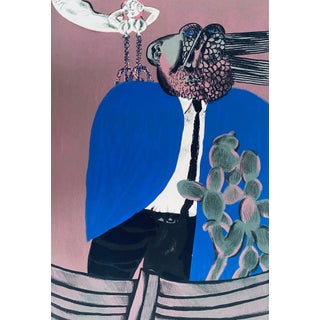 Naftali Bezem, Israeli Surrealist Judaica Abstract Lithograph Naftali Bezem For Sale