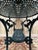 Art Nouveau Style Painted Iron Garden Table For Sale - Image 4 of 7
