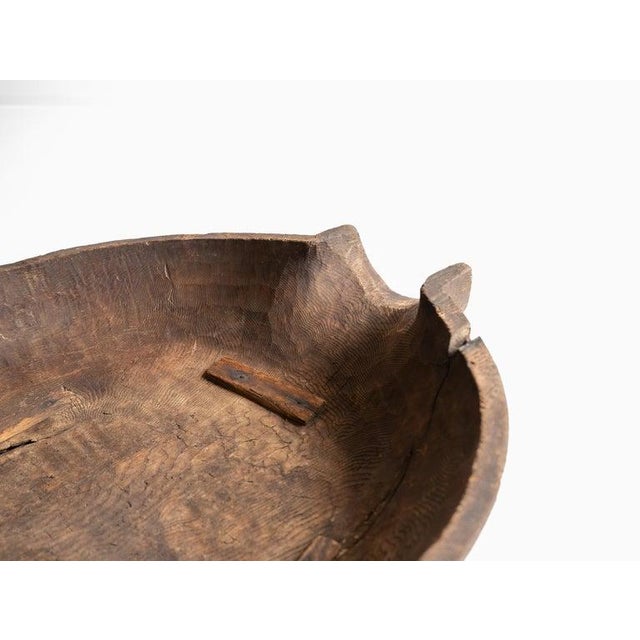 Early 20th Century Early 20th Century Japanese Katakuch Wood Bowl / Mingei Wabisabi For Sale - Image 5 of 12