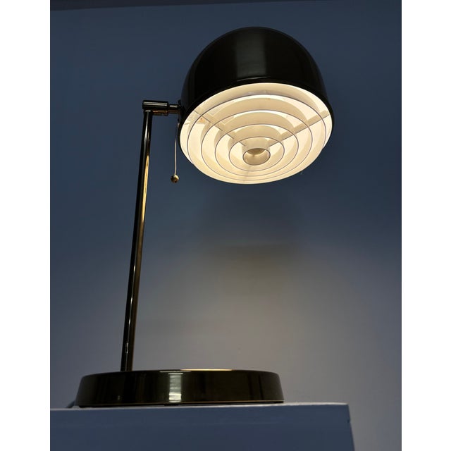 Modern Scandinavian Model B075 Brass Table Lamp by Eje Ahlgren for Bergboms, 1960s For Sale - Image 3 of 10