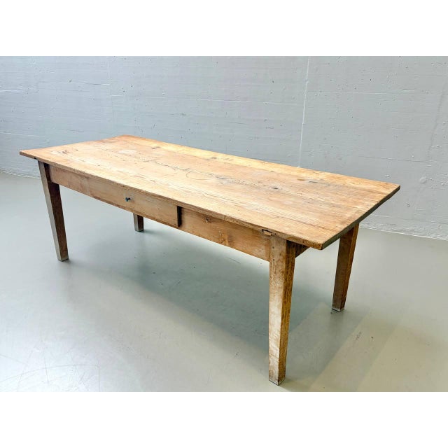 Wood Large Country-Style Coffee Table, 1960s For Sale - Image 7 of 16