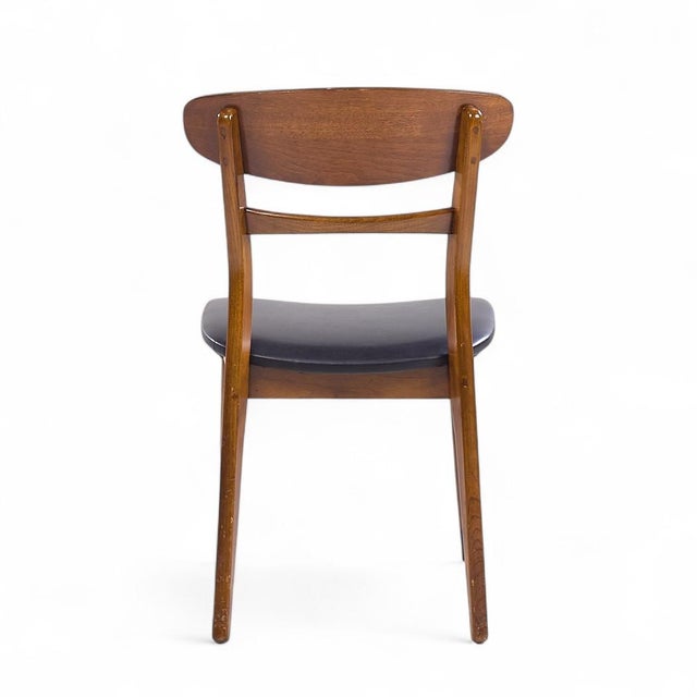 Wood Lane Acclaim Mid Century Walnut Dining Chairs - Set of 6 For Sale - Image 7 of 14