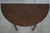 Chippendale Kittinger Colonial Williamsburg Cw-34 Mahogany Demilune Table For Sale - Image 3 of 13