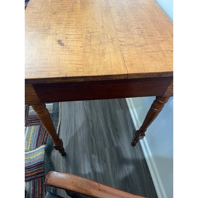 19th Century 19thc Birdseye Maple One Drawer Night Stand For Sale - Image 5 of 5