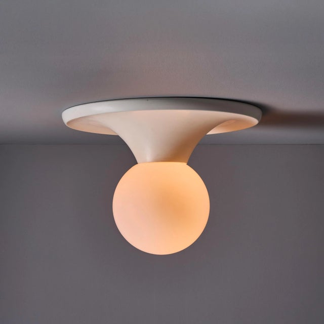Flos 1960s Flos Achille & Pier Giacomo Castiglioni White 'Light Ball' Ceiling Lamp For Sale - Image 4 of 13