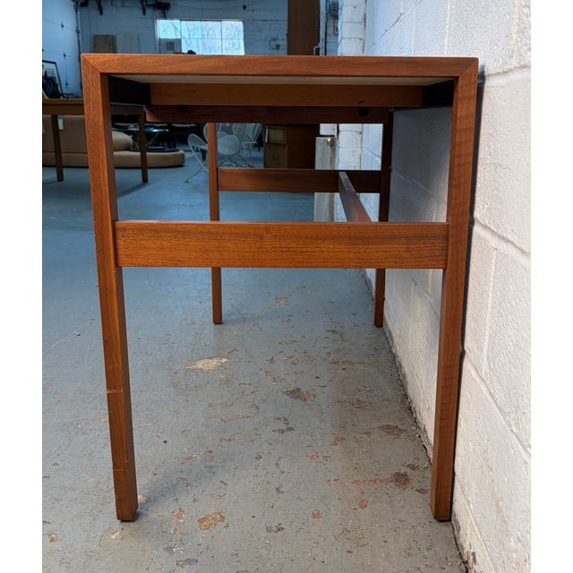 Wood Late 20th Century Walnut and Leather "Risom" Desk by Design Within Reach For Sale - Image 7 of 11