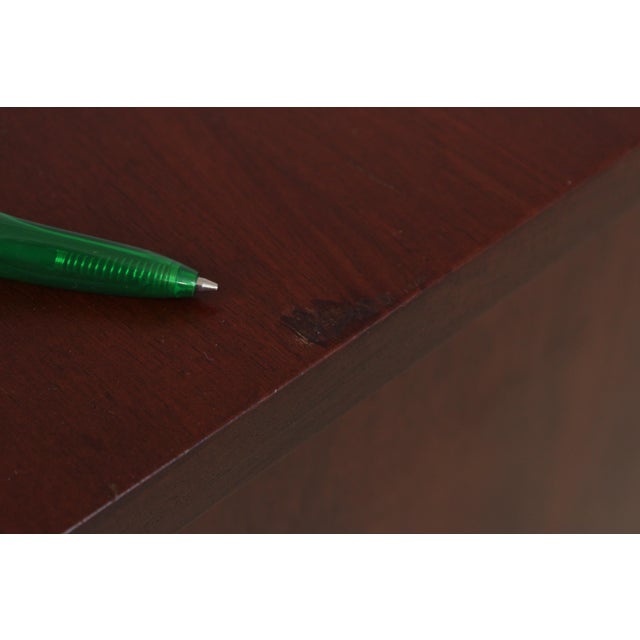 Bench Made Hand Crafted Federal Inlaid Mahogany Chest For Sale - Image 9 of 14