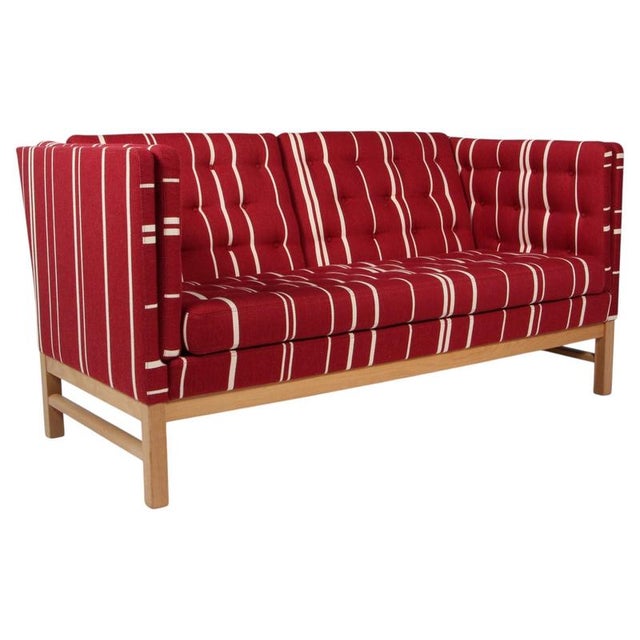 Two-Seat Sofa Model Ej315 in ​​savak Wool and Oak by Erik Jørgensen, 2000s For Sale - Image 9 of 9