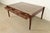 Wood Baker Furniture Stately Homes Collection English Regency Carved Mahogany Leather Top Partner's Desk For Sale - Image 7 of 18