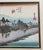 The Ishibe Megawa Village Sato Utagawa Hiroshige Wood Framed Vintage Block Print is a unique and authentic collectible...