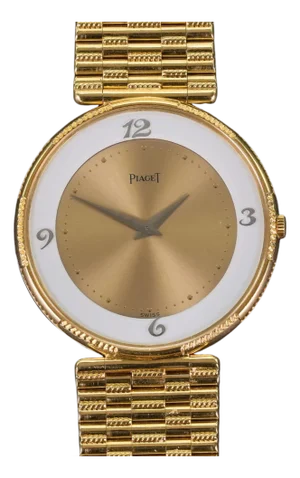 Piaget 2642 18k Gold Ultra-Thin Manual 2-Tone Dial 31mm Watch