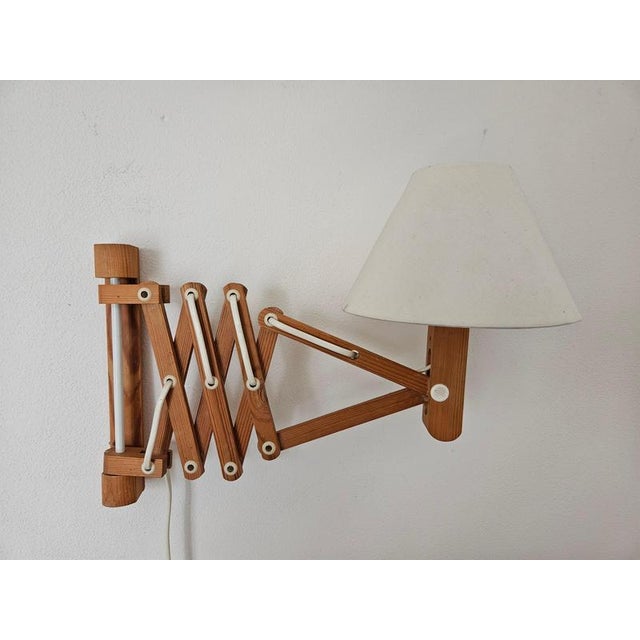 - rare type - very nice style of lighting - practical - depth 42 cm - 74 cm This piece is attributed to the mentioned...