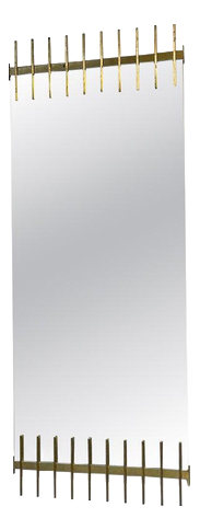 Mid-Century Wall Mirror from Ettore Sottsass from Santambrogio and De Berti, 1950s