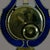 Marie Antoinette Cobalt Blue Porcelain Mantel Clock, 1970s For Sale - Image 12 of 18