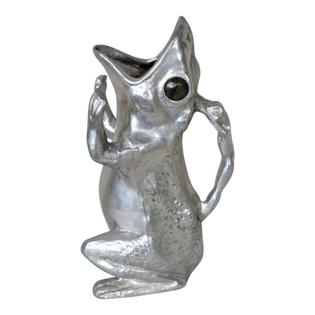 1970s Arthur Court Frog Pitcher Chairish