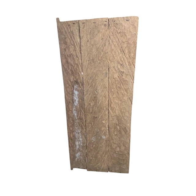 Vintage Dogon Granary Door With Crocodiles /Figures Mali African 70" H For Sale - Image 10 of 10