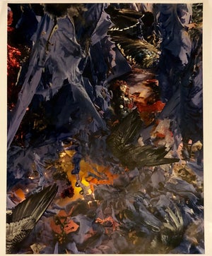 Jane Calvin, Relics 2 Elaborately Constructed Vintage Color Photograph Surrealist Image, 1984