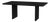 Halmstad 74 in. W Rectangular Wood Panel Dining Table, Black For Sale