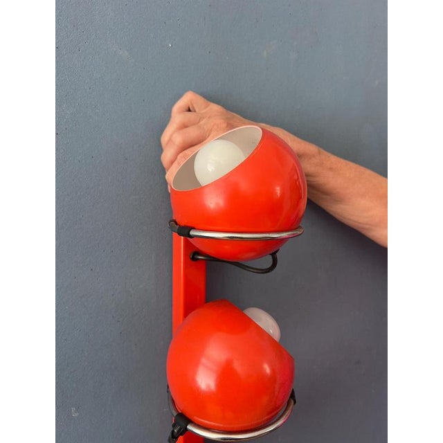 Mid-Century Modern Space Age Eyeball Wall Lamp For Sale - Image 10 of 13