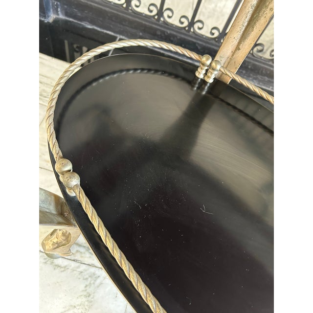 1970s Hollywood Regency Serving Trolley For Sale - Image 11 of 12