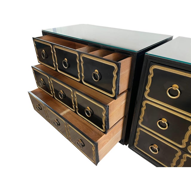 Heritage-Henredon Authentic Dorothy Draper Mid-Century Espana Chests, Pair For Sale - Image 4 of 7