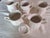 Vintage Sears Federalist White Ironstone Dinnerware Set - (Complete Service for 8 and Serving Pieces) Bonus Free Crystal Wine Glasses - 81 Pieces For Sale - Image 9 of 18